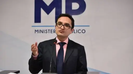 Juan Francisco Sandoval hizo la denuncia desde el exilio. ,Archivo.