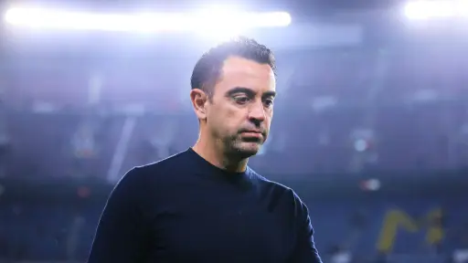 Xavi Hernández en su etapa como técnico del Barça - Archivo