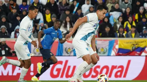 Partido amistoso entre Guatemala y Ecuador en marzo del 2024 - Archivo