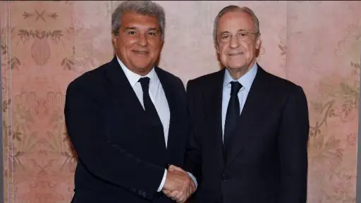 Joan Laporta y Florentino Pérez - Real Madrid C.F.