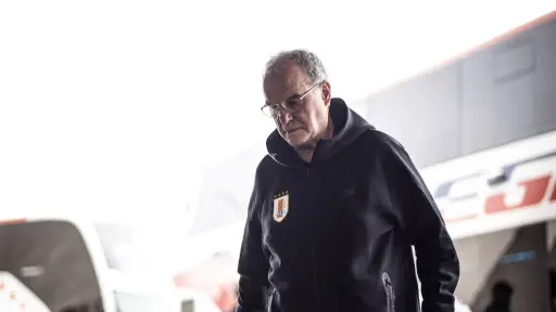 Marcelo Bielsa, técnico de Uruguay - Archivo