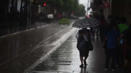 Las autoridades pidieron a la población tomar las precauciones necesarias ante las lluvias previstas.  ,Archivo.