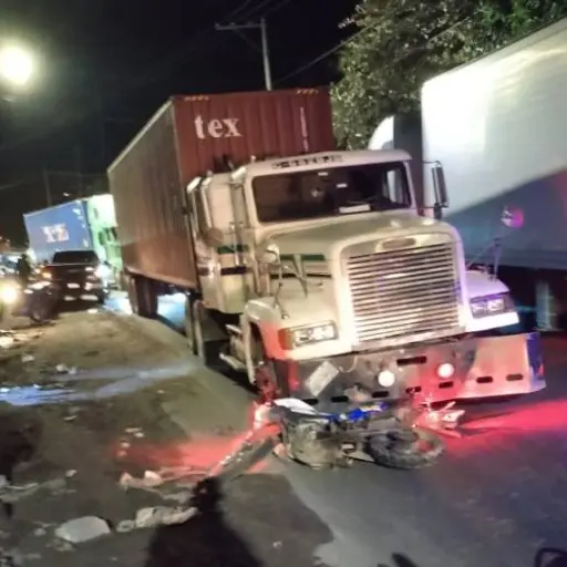 accidente-motorista-autopista-palin-emisoras-unidas.png ,