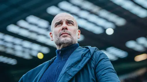 Imagen de archivo de Pep Guardiola dirigiendo al Manchester City - instagram @mancity