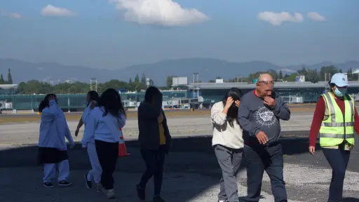 Migrantes guatemaltecos retornados llegaron por vía aérea procedentes de EE. UU. ,Omar Solís/Emisoras Unidas