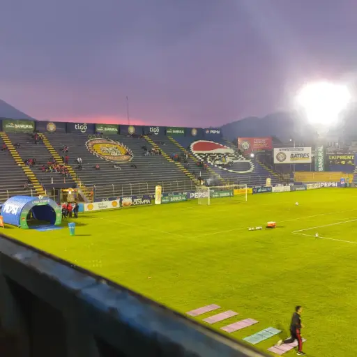 Estadio Mario Camposeco, ubicado en el departamento de Quetzaltenango, Guatemala ,Willber Colloy
