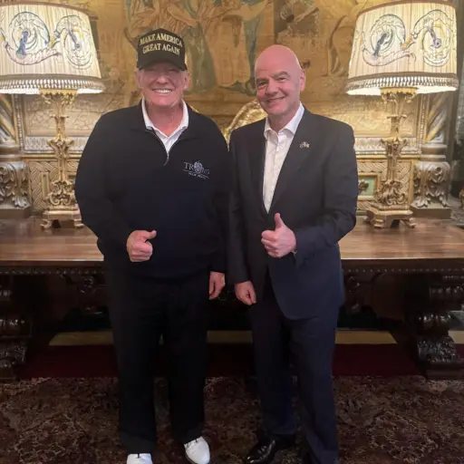 Gianni Infantino, presidente de la FIFA, se reúne con Donald Trump - instagram @gianni_infantino