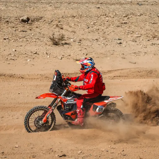 Francisco Arredondo durante el Rally Dakar 2025 