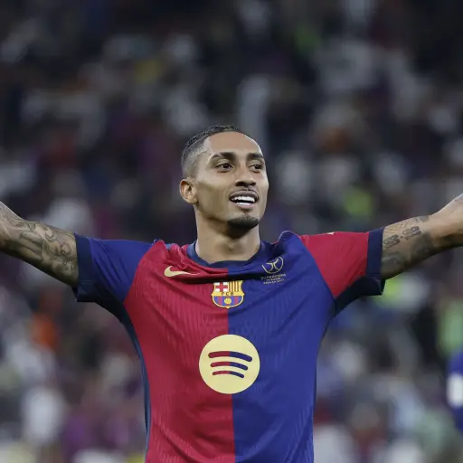 Raphinha elegido MVP de la final de la Supercopa de España 