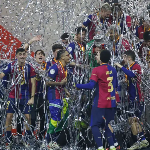 Barcelona ganó la Supercopa de España 2025.