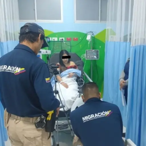 Mujer con acusaciones de delincuencia organizada es detenida en plena labor de parto. ,Redes sociales.