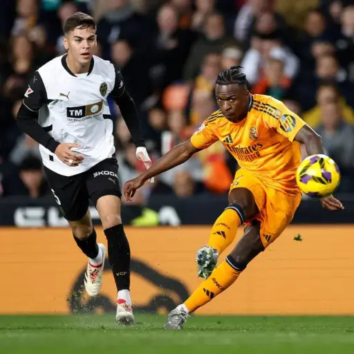 Partido entre Valencia y Real Madrid en Mestalla el pasado 3 de enero - Real Madrid