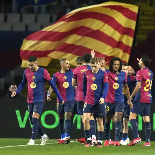 Barcelona golea al Valencia en Montjuic - EFE