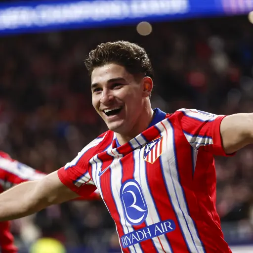 Julián Álvarez le dio el triunfo al Atlético esta semana 