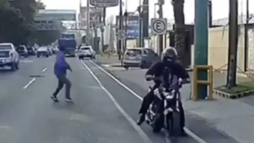 Ataque armado en calzada Roosevelt  ,Captura de video