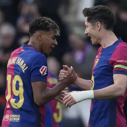 Celebración del Barcelona ante el Alavés - EFE