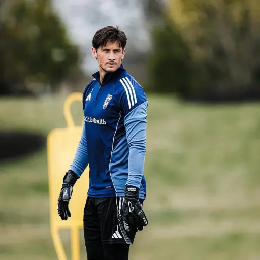 Nicholas Hagen, portero del Columbus Crew - instagram @nicholash1
