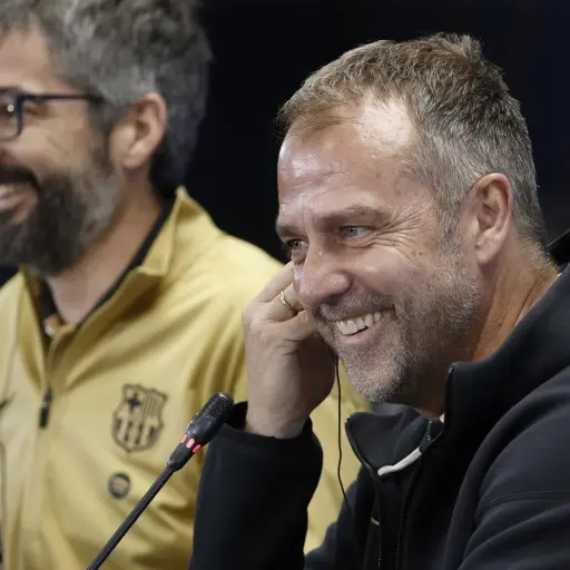 Hansi Flick, técnico del FC Barcelona - EFE