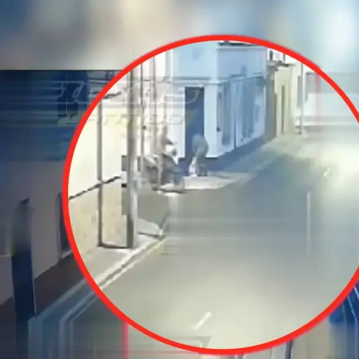 Asalto en la zona 5 de la capital.  ,Captura de pantalla video X.