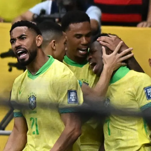 Celebración de Vinícius que no marcaba desde hace nueve meses 