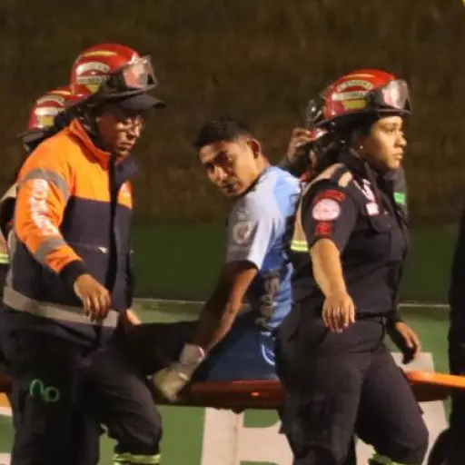 Fredy Pérez salió lesionado durante el duelo ante Achuapa 