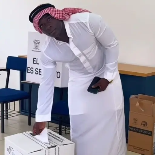 Segundo Castillo, técnico de Barcelona de Quito, en jornada electoral presidencial 