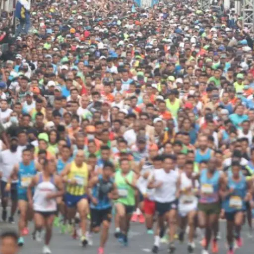 Así fue la salida multitudinaria en la Media Maratón de Cobán en el 2024 