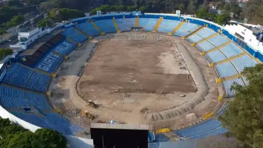 Panorámica del estadio Nacional Doroteo Guamuch Flores