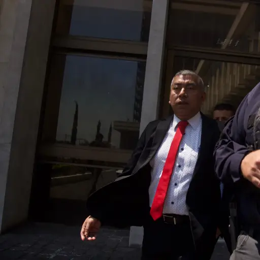 El jefe de la FECI, Rafael Curruchiche.