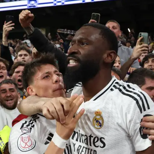  Antonio Rüdiger, central del Real Madrid, se refirió al pase a la final de Copa del Rey