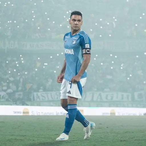 Radamel Falcao García sigue siendo una delas principales figuras de Millonarios de Colombia 