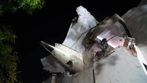 Accidente aéreo en la India ,EFE