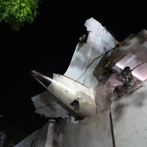 Accidente aéreo en la India ,EFE