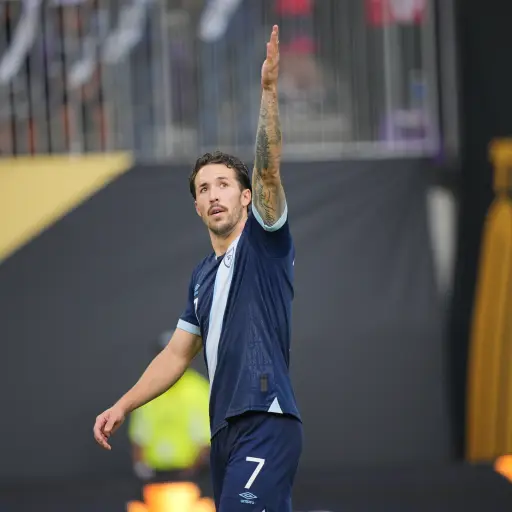 Aaron Herrera celebra su penal ante Canadá - Concacaf
