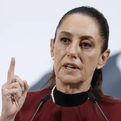 La presidenta de México Claudia Sheinbaum, habla durante una rueda de prensa matutina este miércoles en Palacio Nacional de la Ciudad de México (México) , EFE/Sáshenka Gutiérrez