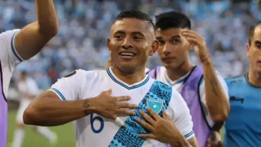 Carlos Mejía y su celebración en la Copa Oro 2023 