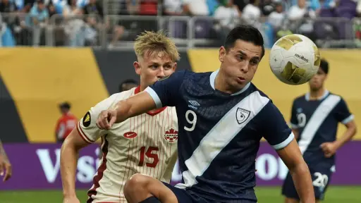 Partido entre Guatemala y Canadá en la Copa Oro 2025 - Archivo