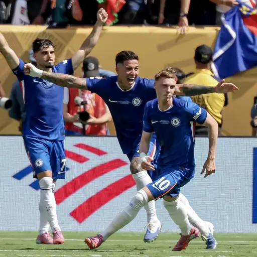 Celebración del Chelsea ante el PSG en la final del Mundial de Clubes 2025 - EFE