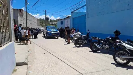 Violencia en escuela de Huehuetenango. ,Redes sociales.