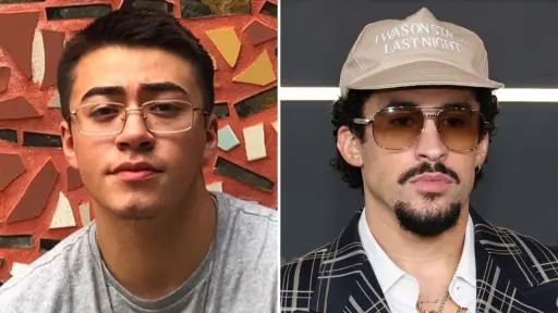Kevin Mares fan de Bad Bunny ,Redes sociales