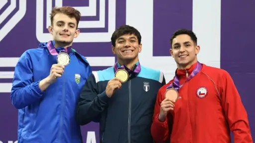 Roberto Bonilla luce el oro de Juegos Panamericanos Junior Asunción 2025 