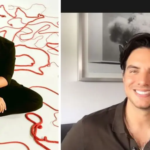 Vadhir Derbez ,Foto izquierda cortesía / Foto derecha captura de entrevista