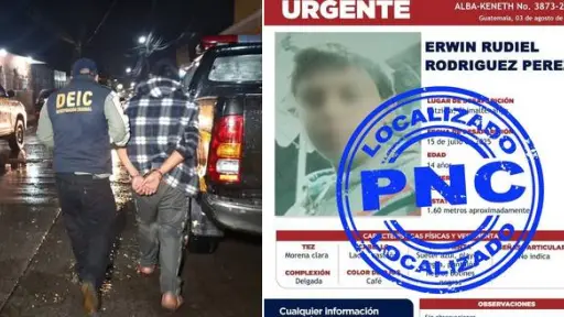 Un hombre fue capturado y un menor rescatado en el operativo en Chimaltenango. ,PNC