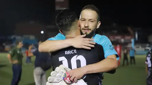 Kevin Moscoso, portero del Deportivo Mixco - Mixco