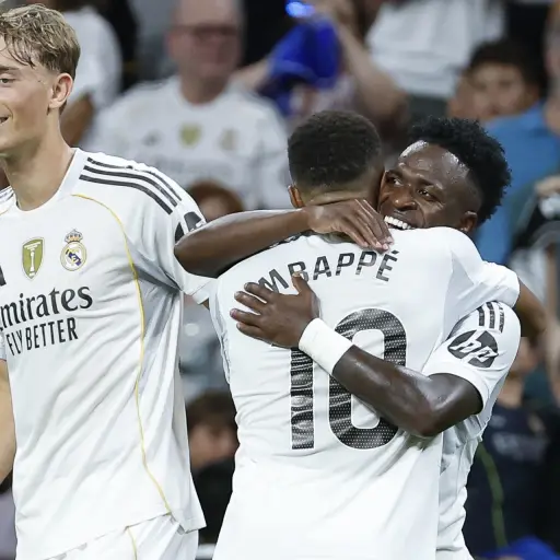 Celebración del Real Madrid ante Mallorca - EFE