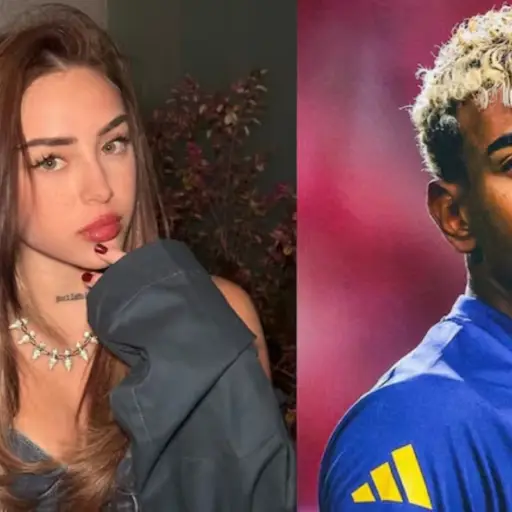 Lamine Yamal y Nicki Nicole ,Redes sociales