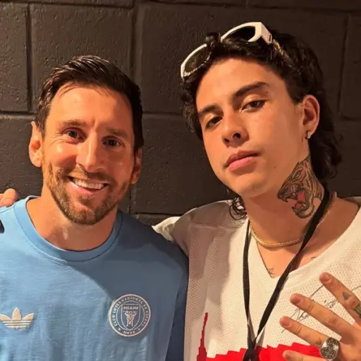 Sebas Bárcenas, un artista guatemalteco, conoció a Lionel Messi en Miami 