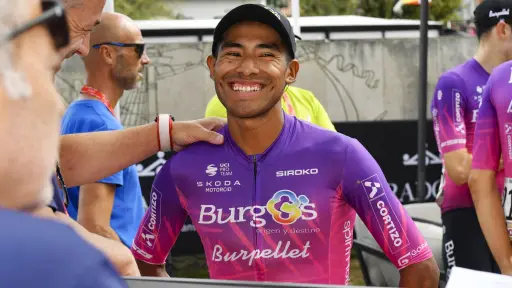 Sergio Chumil en la Vuelta a España 2025 - Burgos BH
