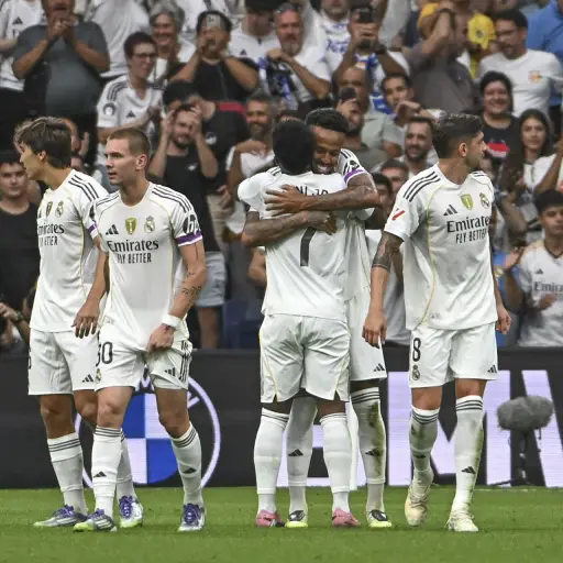 Celebración del Real Madrid ante el Espanyol - EFE