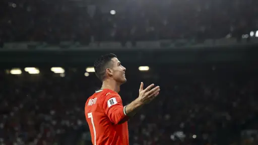Celebración de Cristiano Ronaldo ante Hungría - EFE